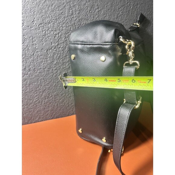 Lily Jade Brittany Convertible Tote Diaper Bag Black Vegan Leather Tassel Travel - Picture 14 of 16